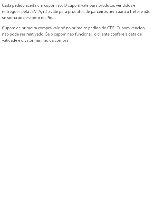 Cupons de desconto